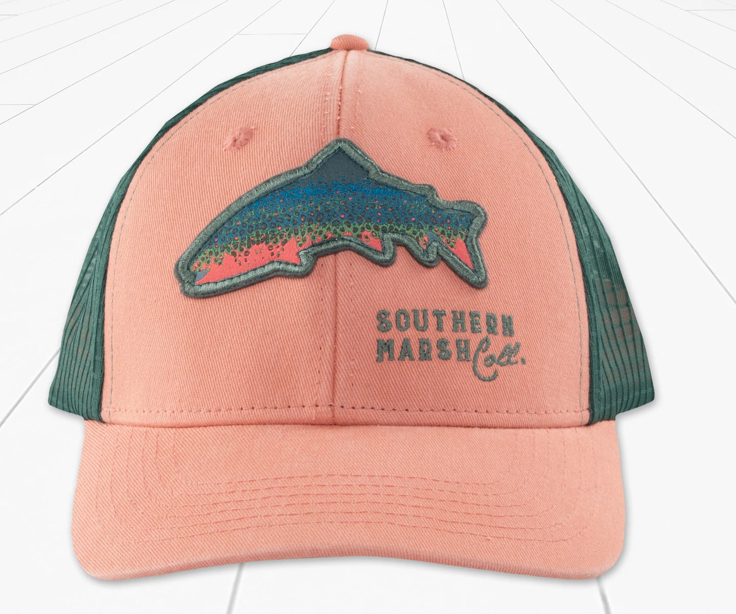 Southern Marsh Trucker Hat Trout Dots