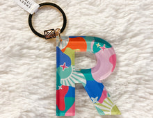 Load image into Gallery viewer, Patterned Initial Keychain