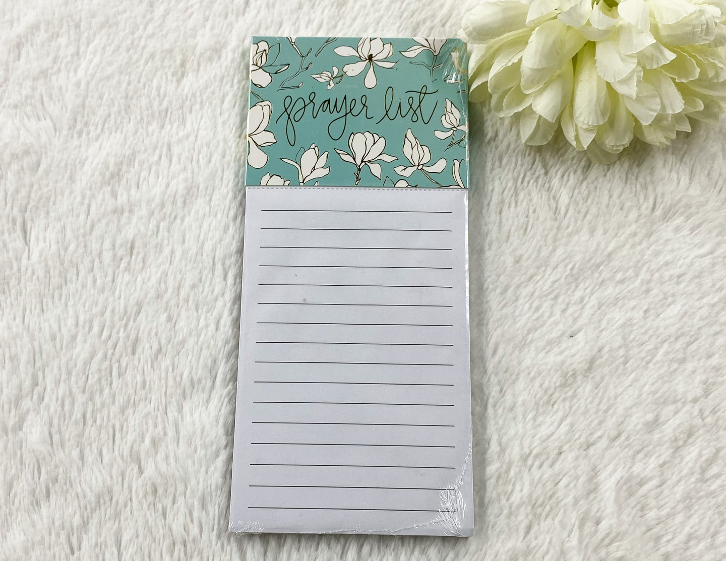Mary Square Magnetic Notepad Prayer List