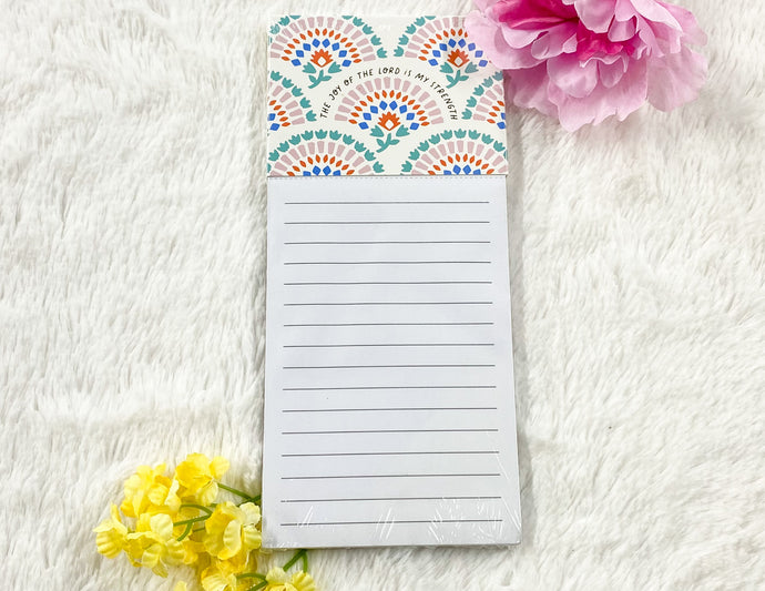 Mary Square Magnetic Notepad Lord Is My Strength