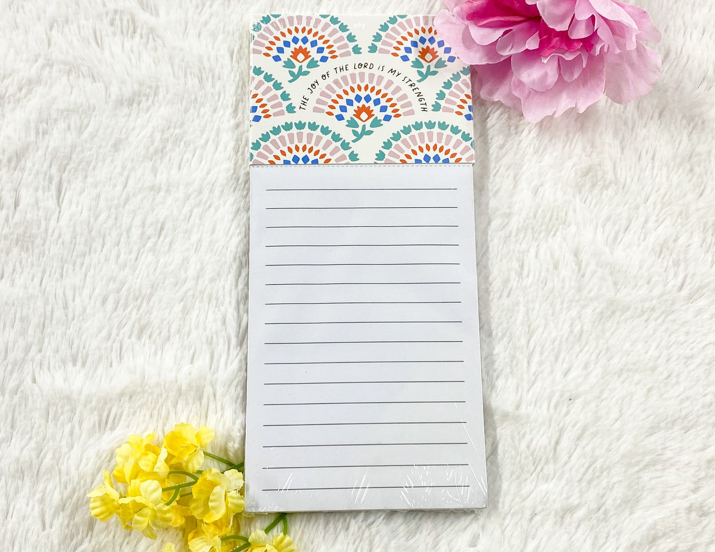 Mary Square Magnetic Notepad Lord Is My Strength