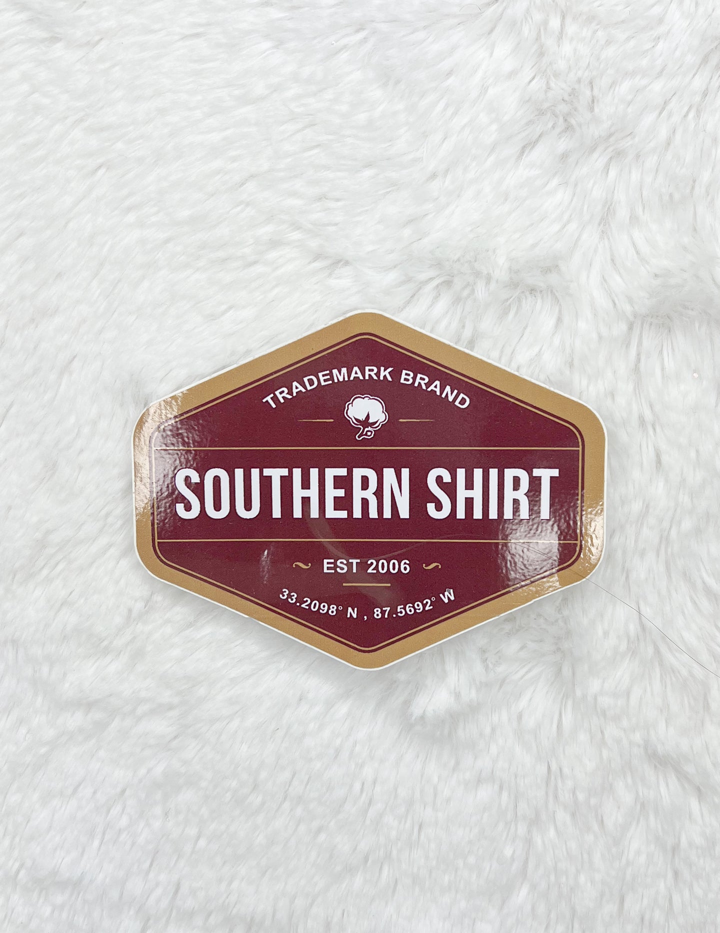 Southern Shirt Trademark Badge Sticker