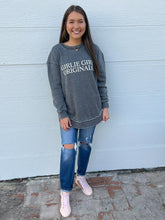 Load image into Gallery viewer, Girlie Girl Originals Logo Sweatshirt Heather Grey