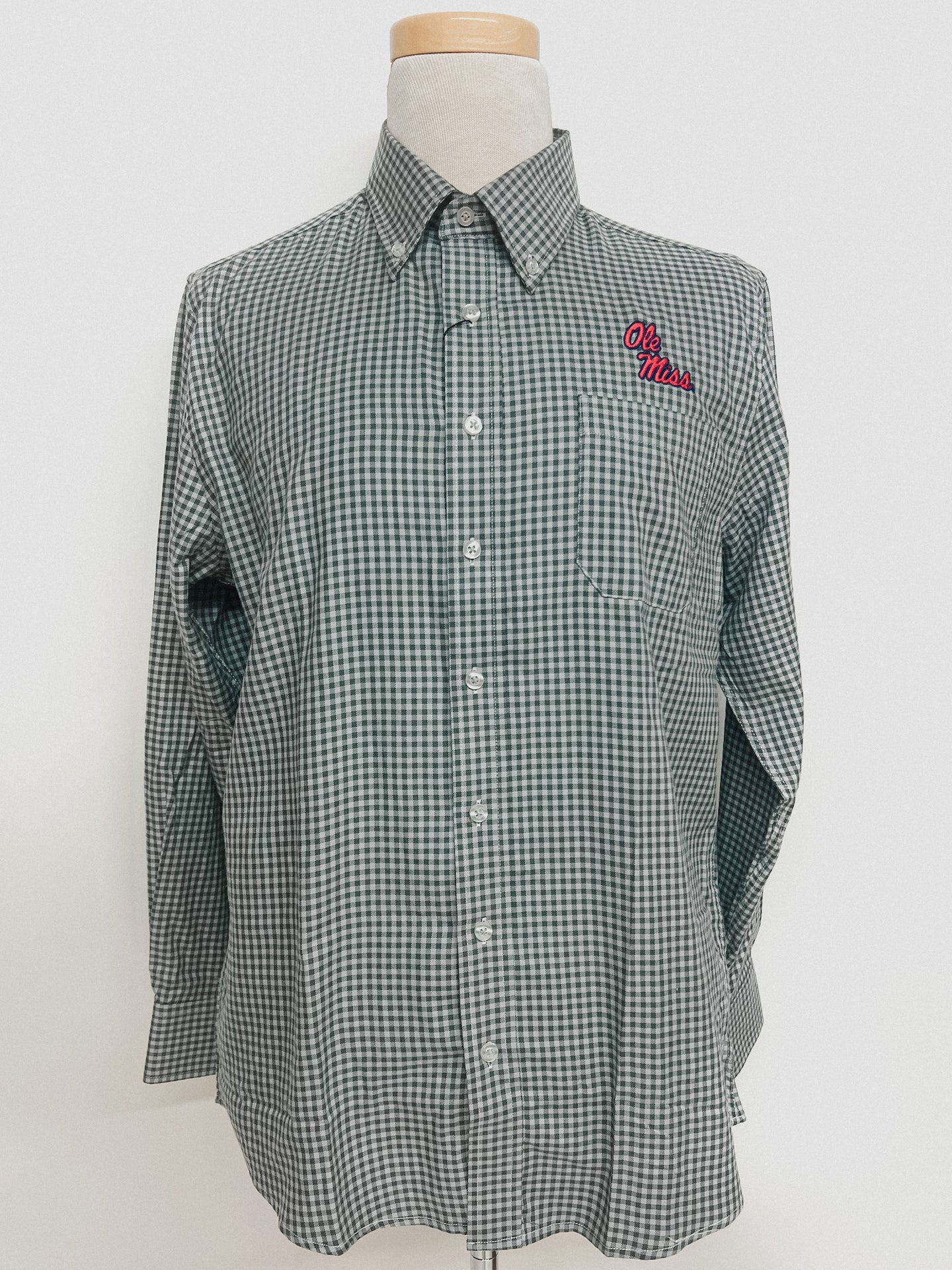 Southern Collegiate Ole Miss Tencil Flannel Dress Shirt