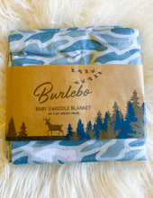 Load image into Gallery viewer, Burlebo Baby Swaddle Seaside Camo