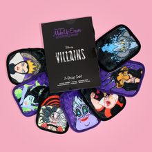 Load image into Gallery viewer, Make-Up Eraser 7 Day Set- Disney Villains