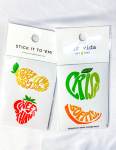 Puravida Wholesale 4 Sticker Sheet