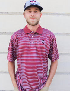 Southern Collegiate MSU Single Stripe Polo