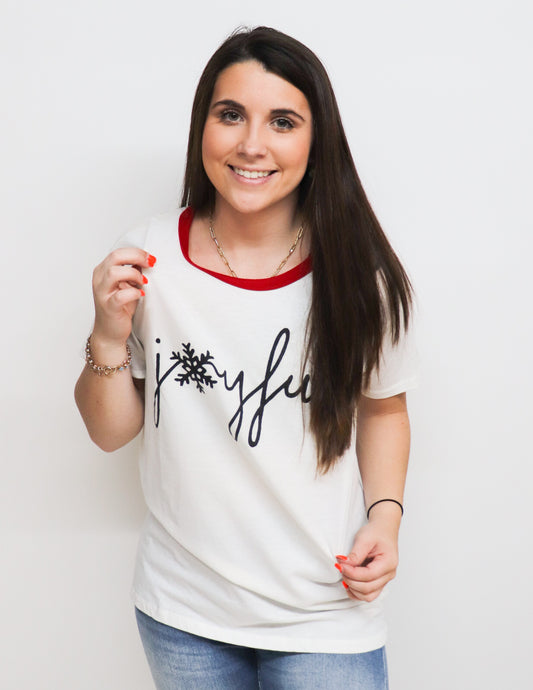 Joyful Short Sleeve Graphic Tee