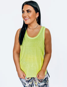 Best Breezy Tank-Lime