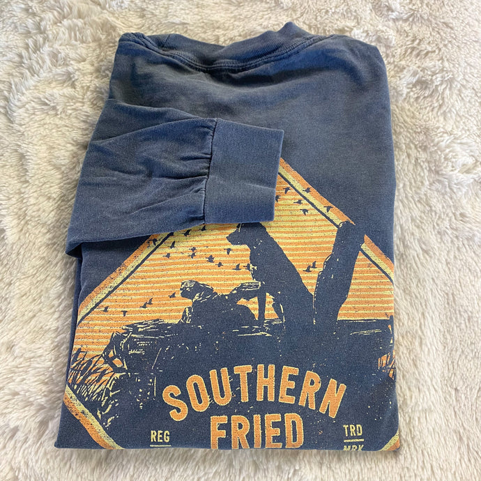 Southern Fried Cotton Sunrise LS Tee