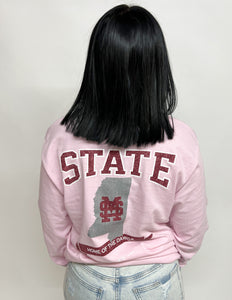 Southern Collegiate MSU Home Of The Dawgs LS Tee