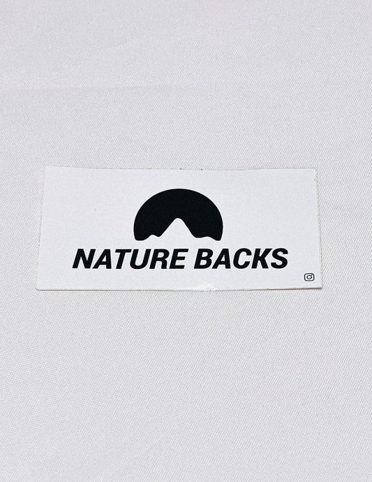 White Logo Sticker