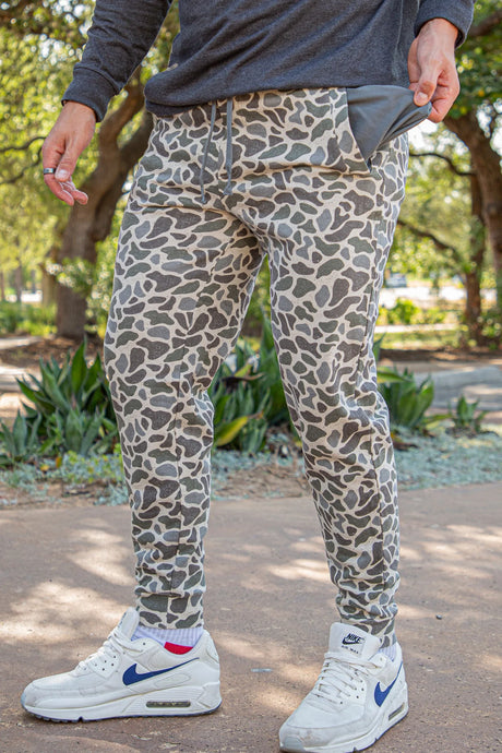 Burlebo Classic Deer Camo Fleece Jogger