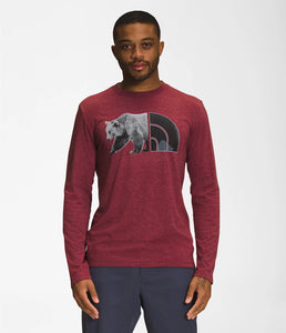 The North Face Men’s Long-Sleeve Tri-Blend Bear Tee