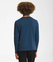 Load image into Gallery viewer, The North Face Boys’ Long-Sleeve Graphic Tee Shady Blue