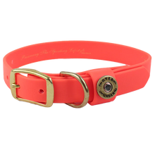 Load image into Gallery viewer, Over Under Water Dog Collar Blaze Orange