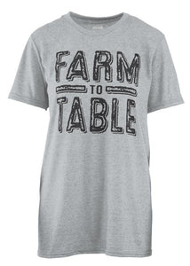 Turnrows Farm To Table Short Sleeve Tee