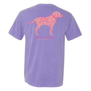 Southern Fried Cotton Neon Hound SS Tee Violet