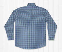 Load image into Gallery viewer, Southern Marsh Hartsville Plaid Dress Shirt French Blue &amp; Mint