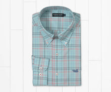 Load image into Gallery viewer, Southern Marsh Aiken Windowpane Wrinkle Free Dress Shirt