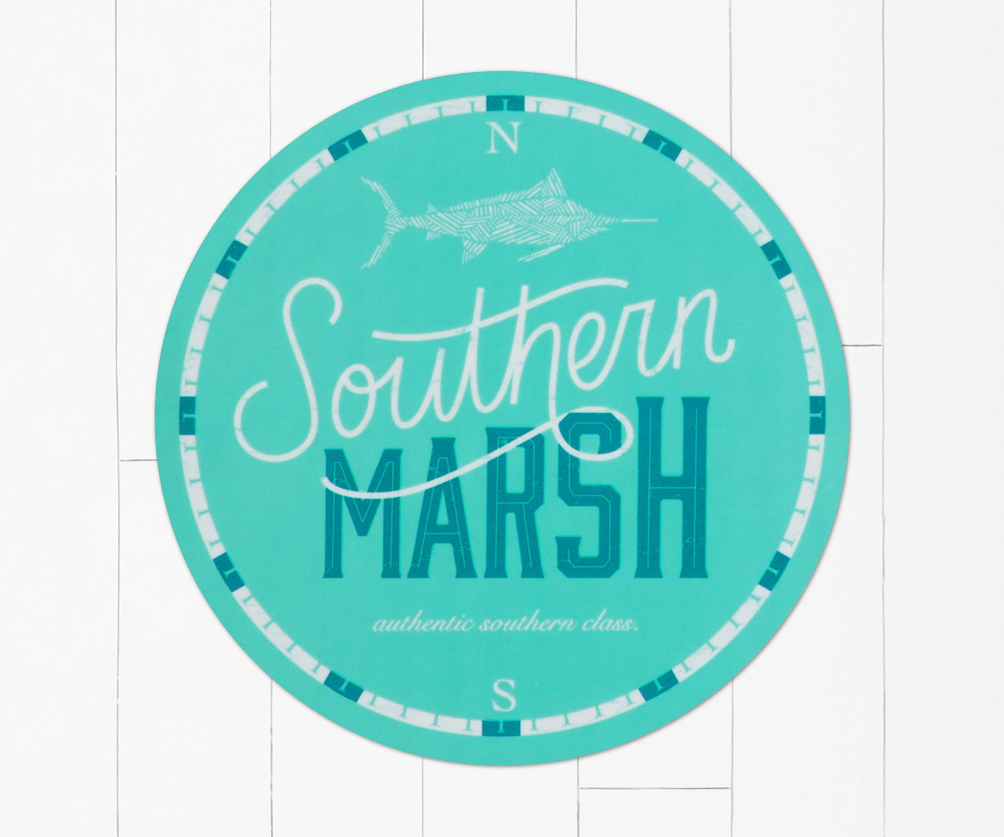Southern Shirt Marlin Time Sticker