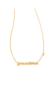 Kendra Scott Grandma Pendant Necklace Gold