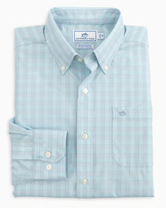 Southern Tide Men's Carlton Plaid BRRR Intercoastal Sport Shirt