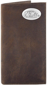 Leather Checkbook Wallet