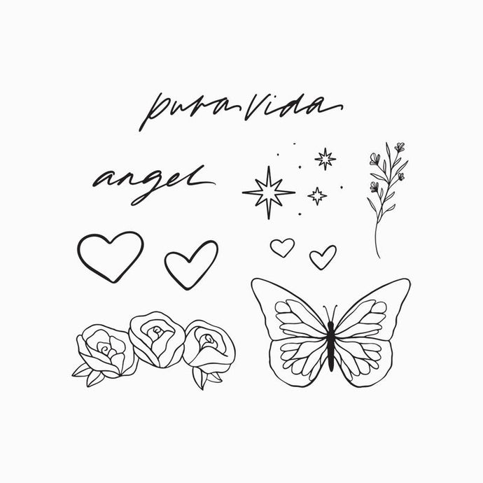 Puravida Temporary Tattoo