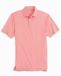 Southern Tide Men's Driver Classic Strip Performance Short Sleeve Polo