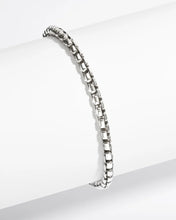 Load image into Gallery viewer, Kendra Scott Men’s Beck Round Box Chain Bracelet Oxidized Sterling Silver