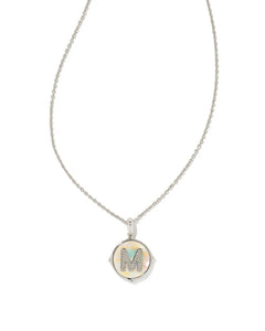 Kendra Scott Letter Disc Reversible Pendant Necklace