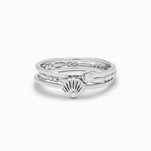 Load image into Gallery viewer, Puravida Opal Shell Ring Stack