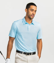 Load image into Gallery viewer, Southern Shirt Heather Madison Stripe Polo Sunday Blue