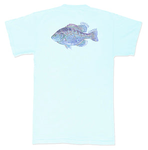 Coastal Cotton Mint Blue Gill SS Tee